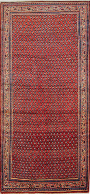 Läufer Perser - Mir - 268 x 127 cm - rot