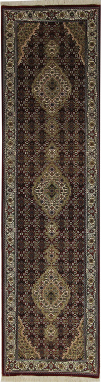 Läufer Orient - Täbriz - 302 x 80 cm - dunkelbeige
