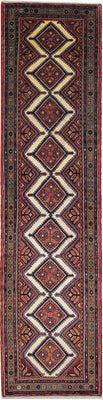 Läufer Perser - Nomadic - 348 x 87 cm - dunkelbeige