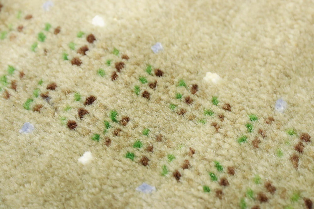 Gabbeh Teppich - Perser - 203 x 140 cm - sand