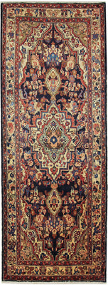 Läufer Perser - Nomadic - 297 x 110 cm - dunkelbeige