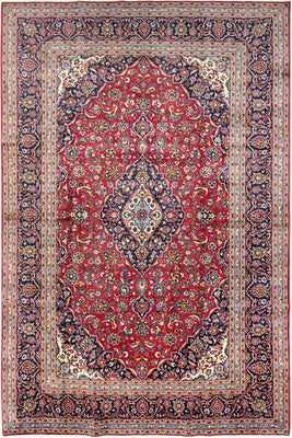 Perserteppich - Keshan - 360 x 245 cm - rot