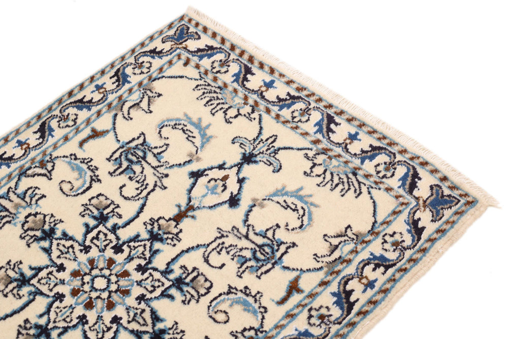 Perserteppich - Nain - 90 x 60 cm - creme