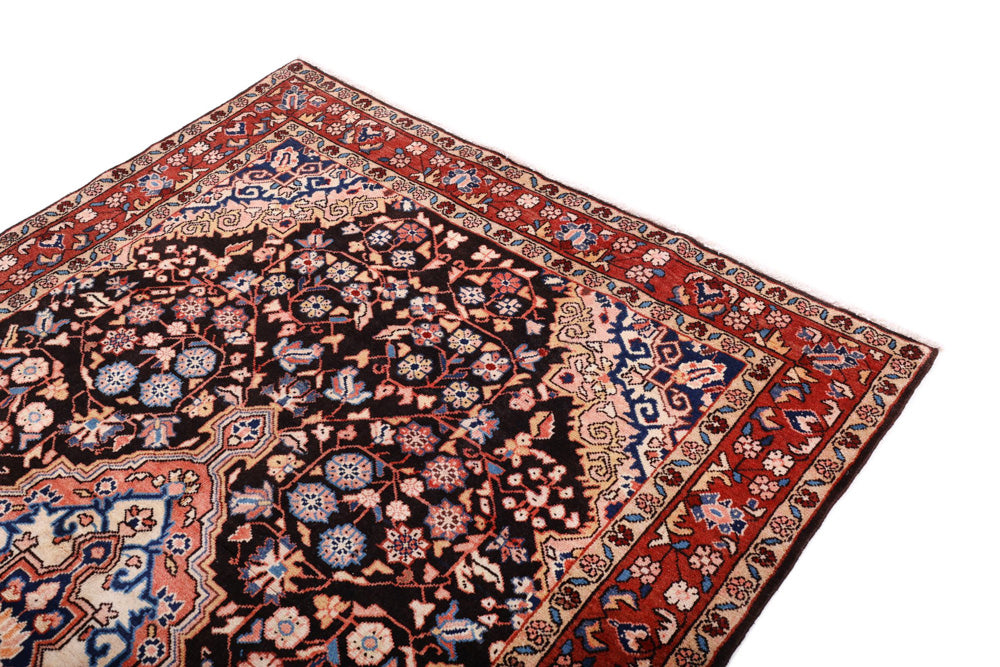 Perserteppich - Nomadic - 210 x 135 cm - dunkelrot