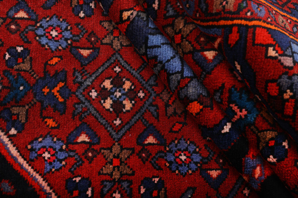 Perserteppich - Nomadic - 205 x 140 cm - dunkelrot