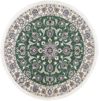 Läufer Perser - Nain - Royal - 100 x 100 cm - grün