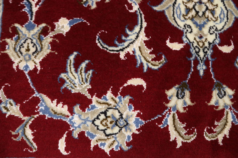 Perserteppich - Nain - 195 x 118 cm - rot