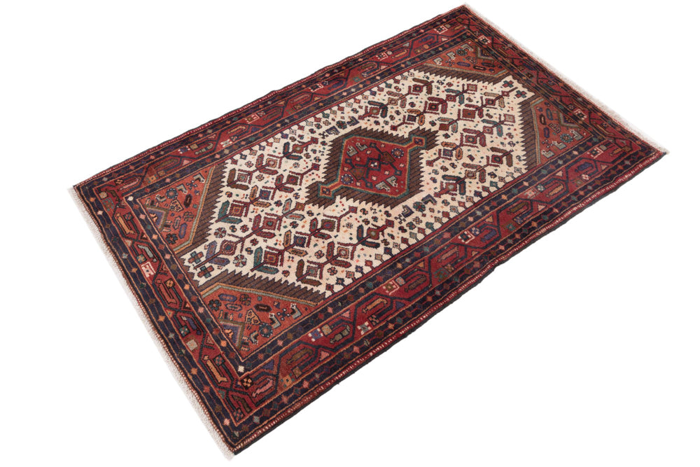 Perserteppich - Nomadic - 160 x 100 cm - hellrot