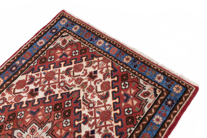 Perserteppich - Nomadic - 150 x 100 cm - dunkelrot