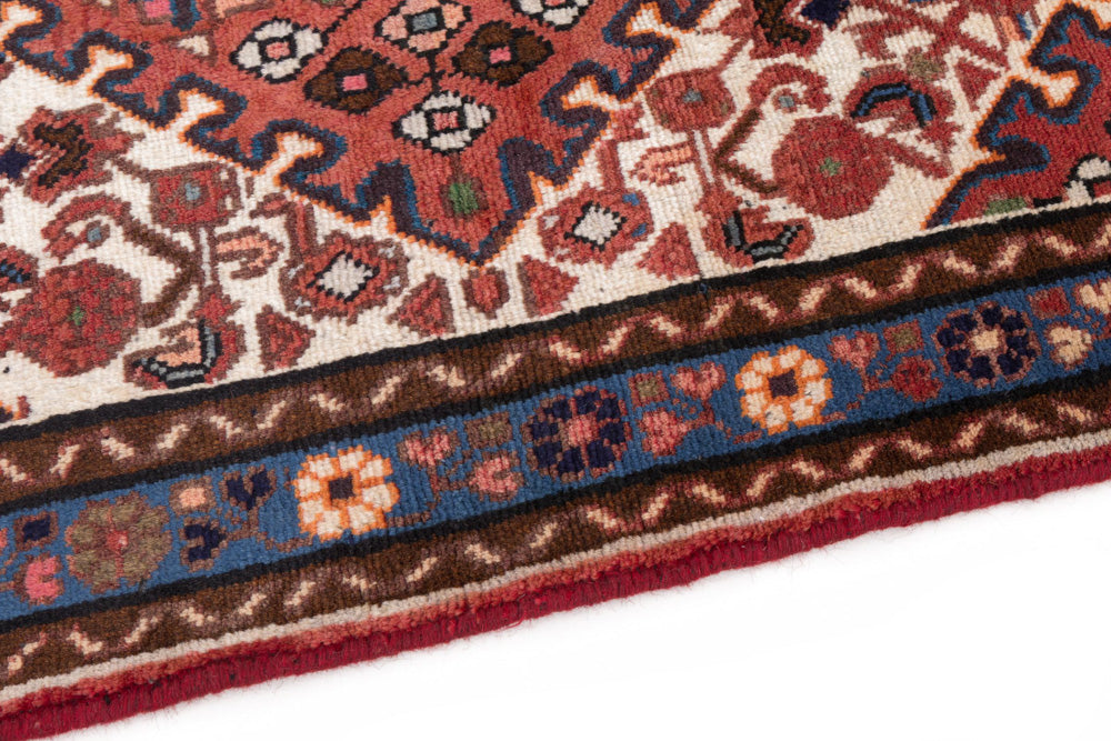 Perserteppich - Nomadic - 150 x 100 cm - dunkelrot