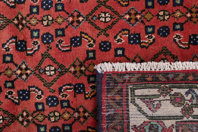 Perserteppich - Nomadic - 140 x 120 cm - dunkelrot