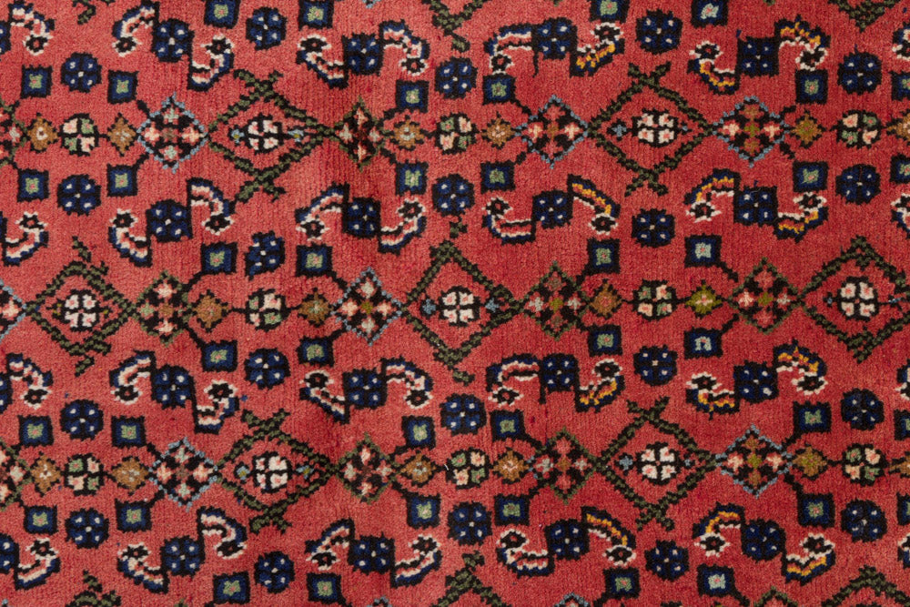 Perserteppich - Nomadic - 140 x 120 cm - dunkelrot