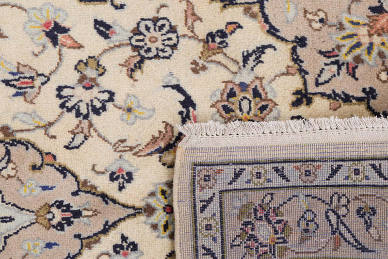 Perserteppich - Keshan - 155 x 95 cm - hellbeige