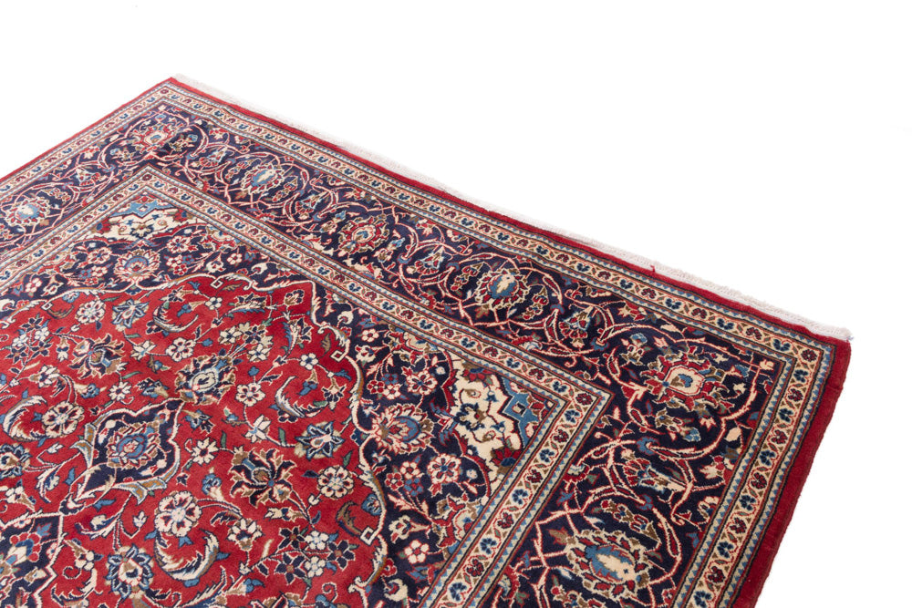 Kashan Tæppe 344x252cm - Persisk tæppe