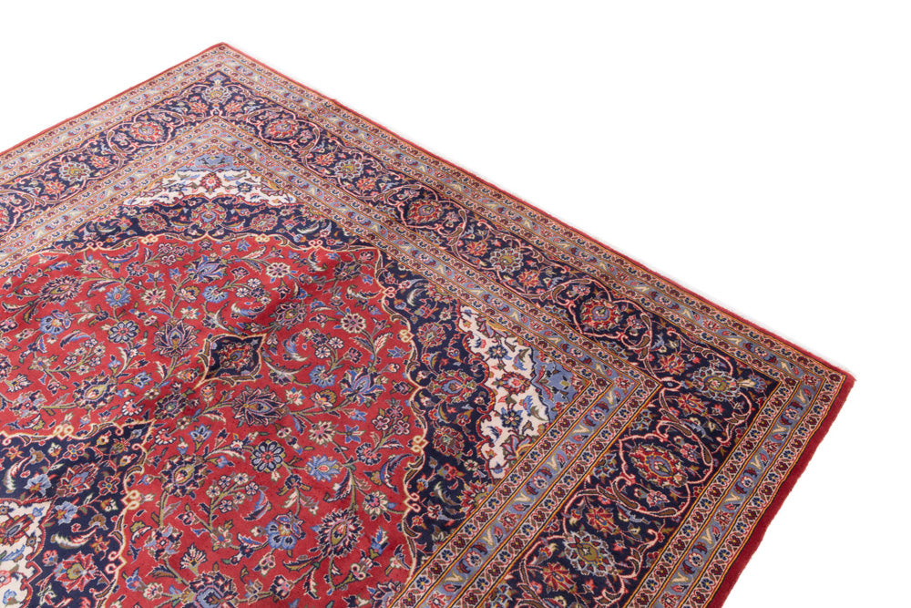 Kashan Tæppe 350x252cm - Persisk tæppe