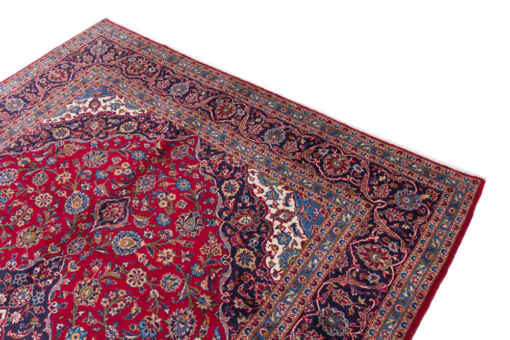 Kashan Tæppe 352x252cm - Persisk tæppe