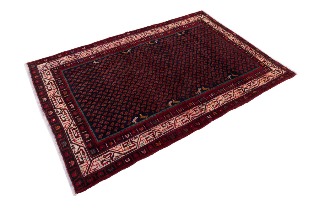 Hosseinabad Tæppe 215x138cm - Persisk tæppe
