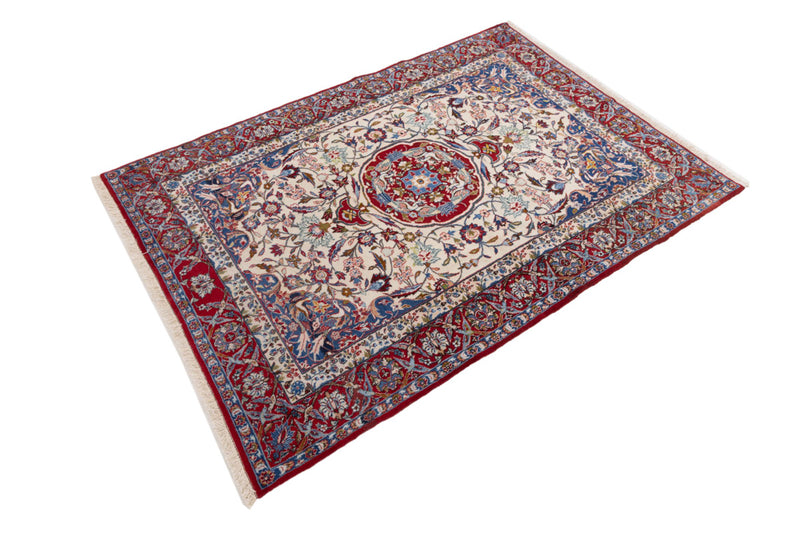 Perserteppich - Isfahan - Premium - 207 x 148 cm - creme