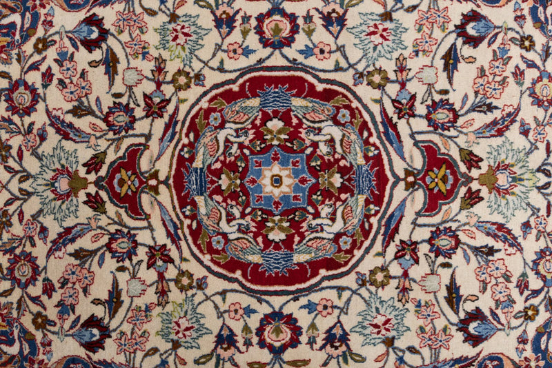 Perserteppich - Isfahan - Premium - 207 x 148 cm - creme