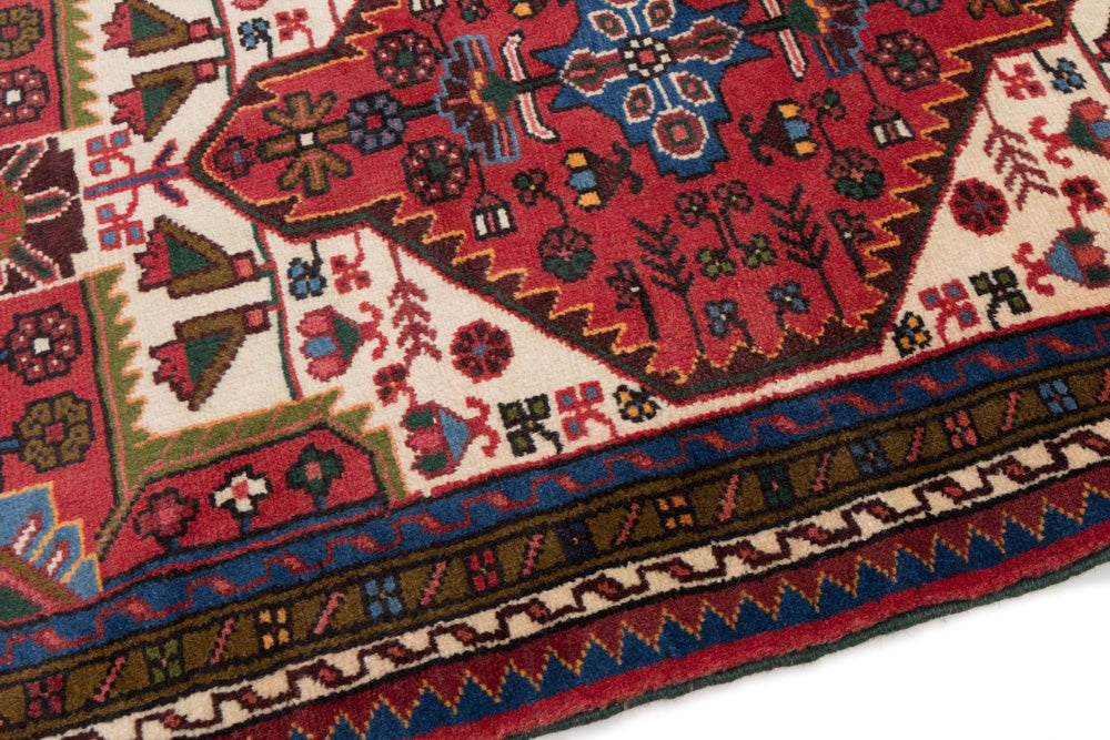 Perserteppich - Nomadic - 115 x 85 cm - rot