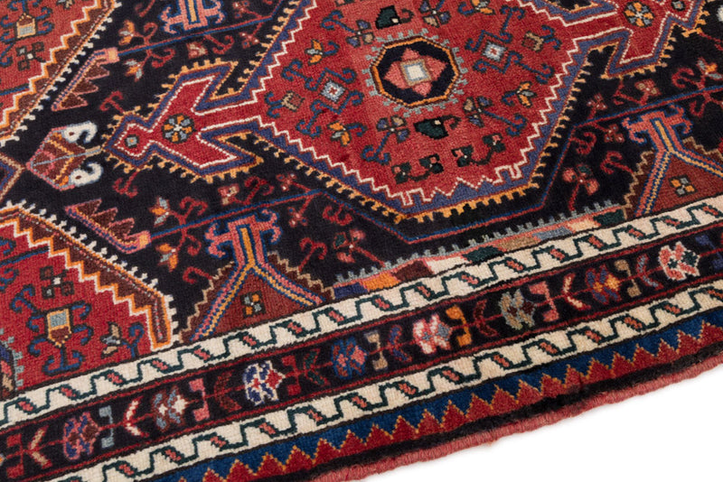 Perserteppich - Nomadic - 135 x 87 cm - dunkelrot