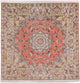 Perserteppich - Täbriz - Royal quadratisch  - 153 x 153 cm - sand