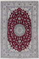 Perserteppich - Nain - 293 x 198 cm - rot