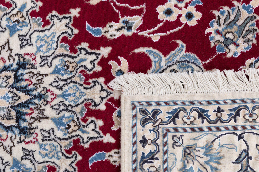 Perserteppich - Nain - 202 x 148 cm - rot