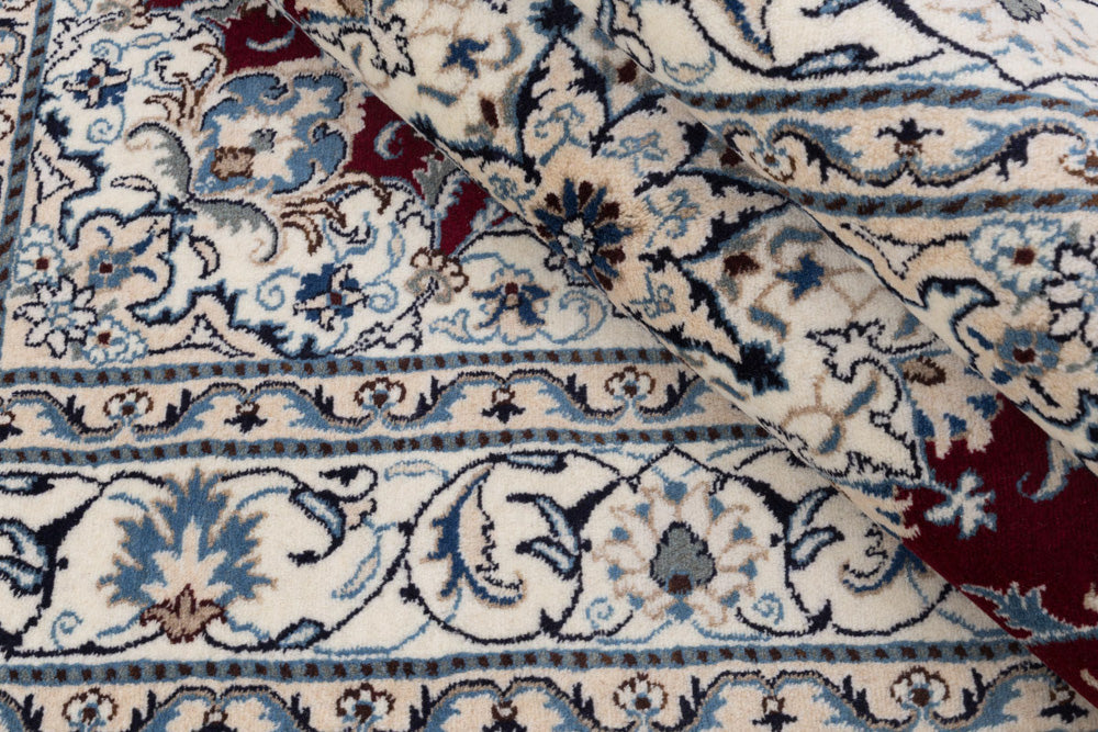 Perserteppich - Nain - 237 x 161 cm - rot