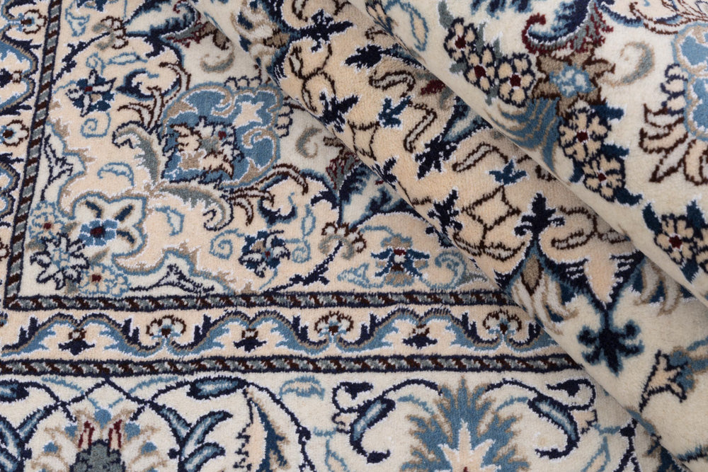 Perserteppich - Nain - 232 x 163 cm - creme