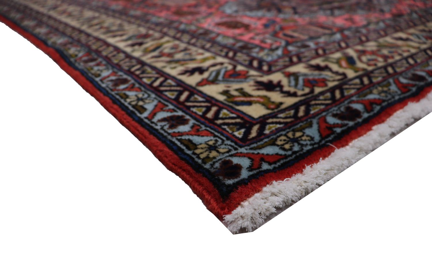 Persisk tæppe - Nomadisk - 182 x 139 cm - laks