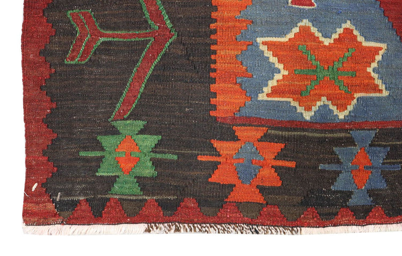Kelim-tæppe - orientalsk - 284 x 165 cm - rød
