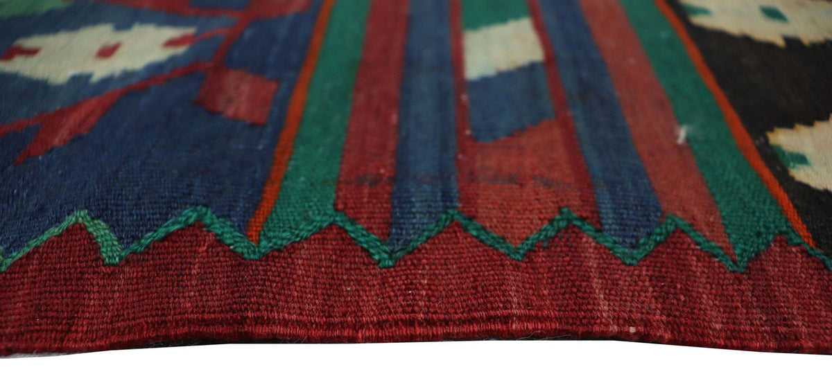 Kelim-tæppe - orientalsk - 244 x 174 cm - flerfarvet