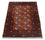 Afghansk tæppe - 155 x 103 cm - mørkerød