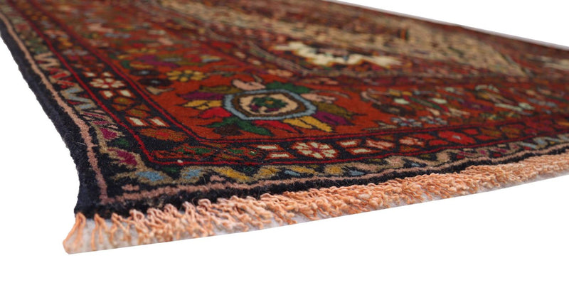 Afghansk tæppe - 187 x 125 cm - rød