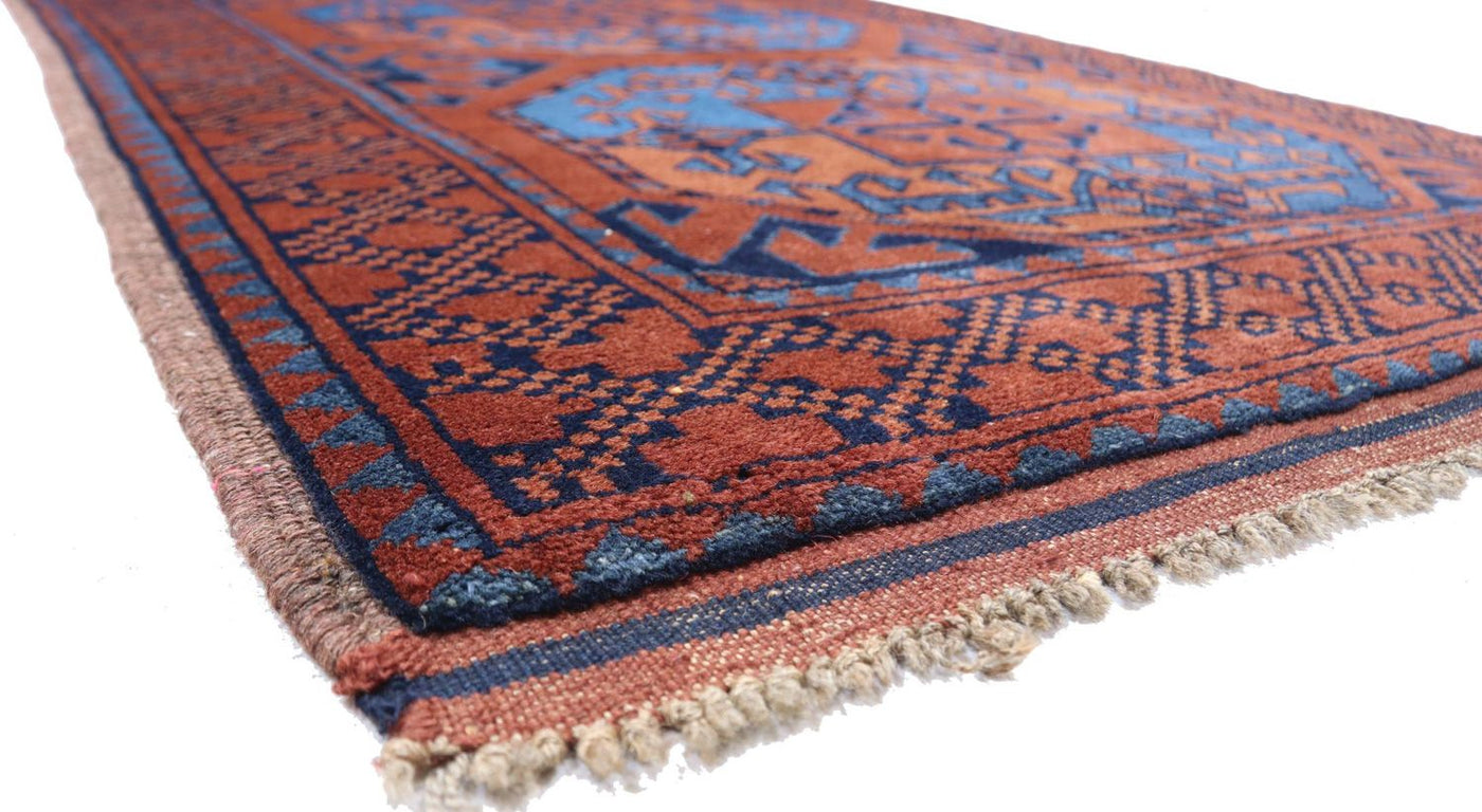 Afghansk tæppe 124x90cm - Orientalsk tæppe