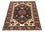 Afghansk tæppe - 182 x 129 cm - mørkeblå