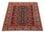 Afghansk tæppe firkantet  - 153 x 134 cm - rød