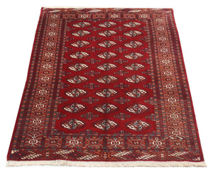 Afghansk tæppe - 165 x 120 cm - rød