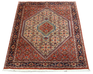 Orientalsk tæppe - Bijar - Indus - 167 x 117 cm - rød