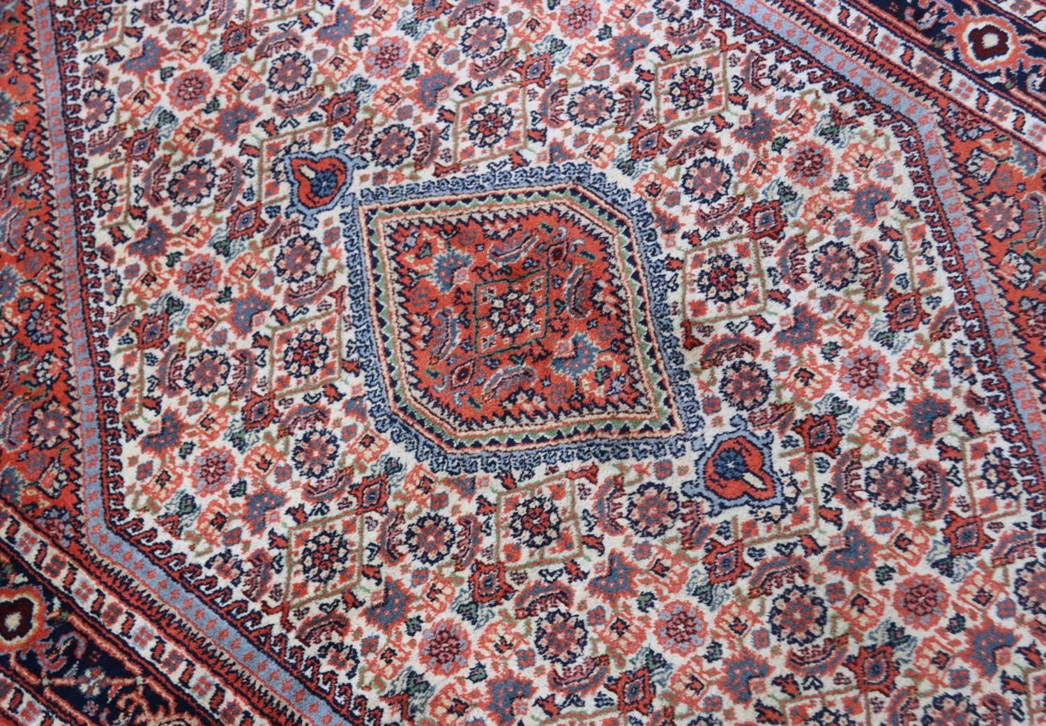 Orientalsk tæppe - Bijar - Indus - 167 x 117 cm - rød
