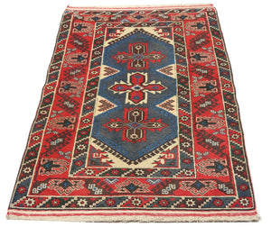 Orientalsk tæppe - 184 x 119 cm - rød