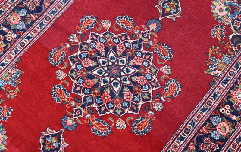 Persisk tæppe - Keshan - 154 x 101 cm - rød