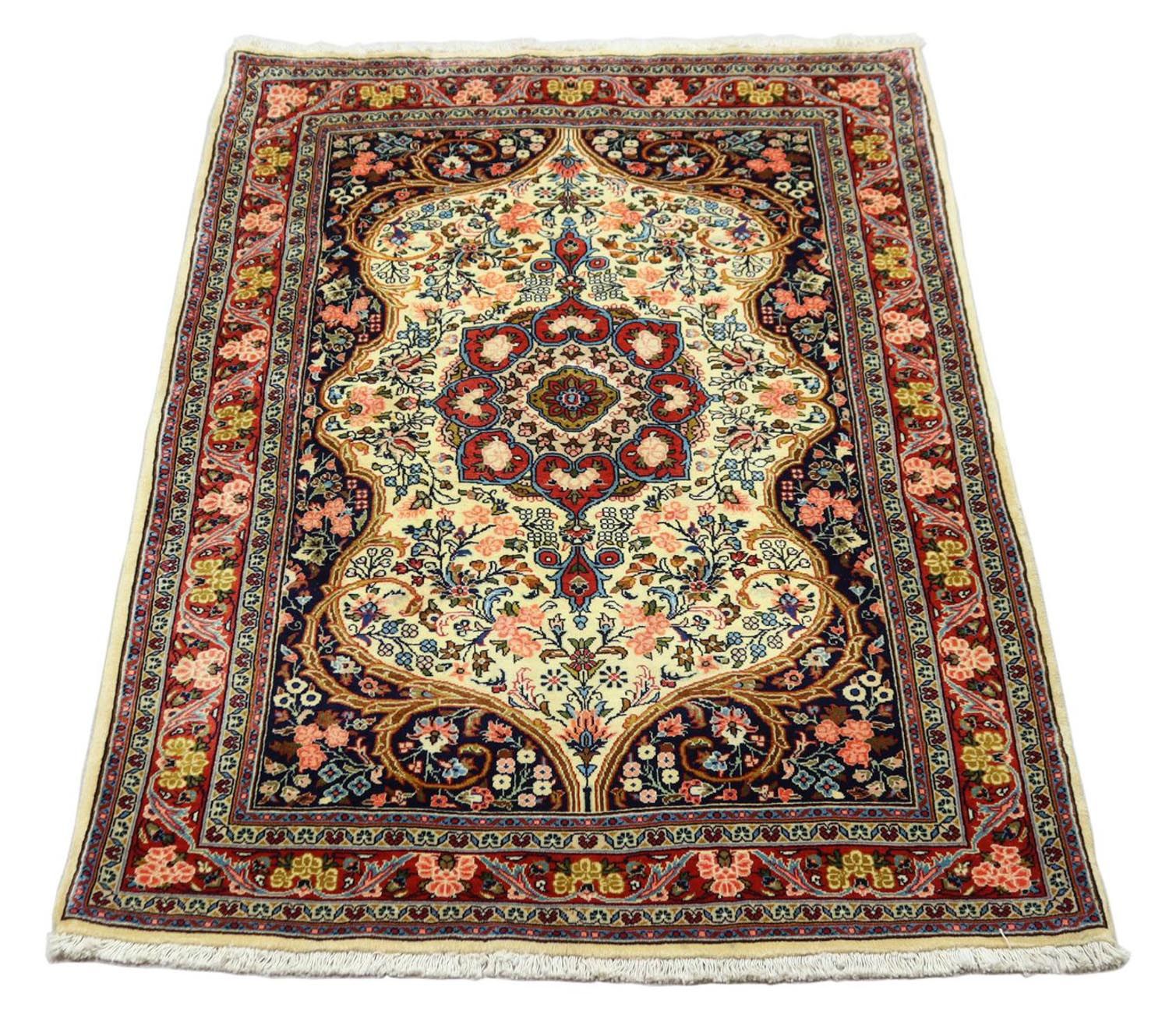 Persisk tæppe - Bijar - 160 x 107 cm - beige