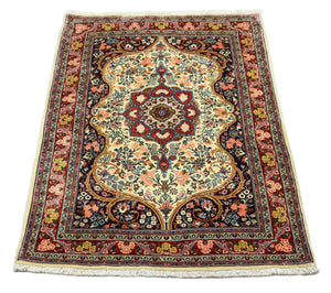 Persisk tæppe - Bijar - 160 x 107 cm - beige