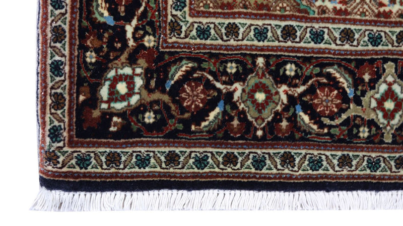 Persisk tæppe - Tabriz - Royal - 154 x 104 cm - sort