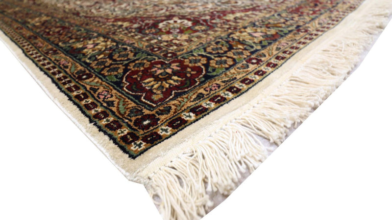 Silketæppe - Kashmir Silk - 170 x 109 cm - rød