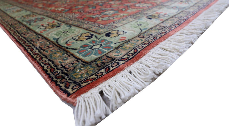 Silketæppe - Kashmir Silk - 153 x 80 cm - rød