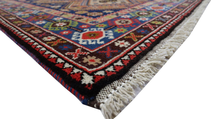 Persisk tæppe - Nomadisk - 162 x 108 cm - mørkeblå