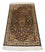 Silketæppe - Kashmir Silk - 124 x 77 cm - mørkeblå